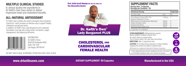 Dr. Keith's Own Lady Bergamot Pro+